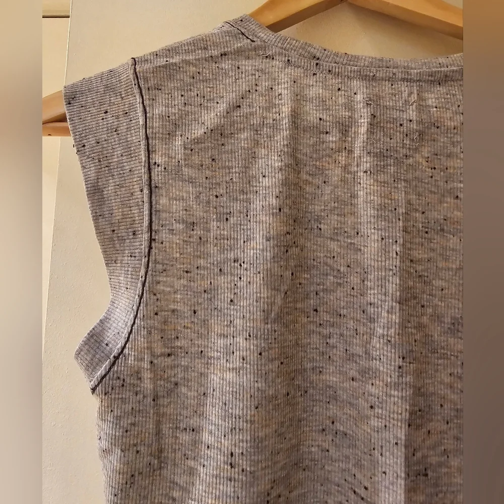 NWT Nic+ Zoe speckled knit cardigan and sleeveless scoop set - Picture 5 of 16